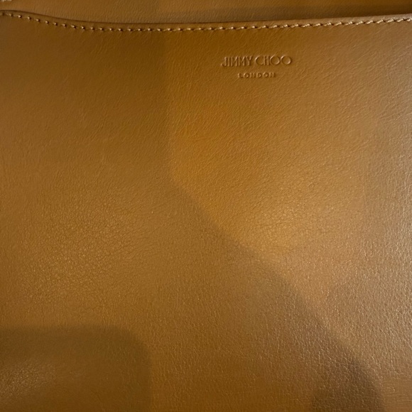 Jimmy Choo Tan Leather Shoulder Bag - Picture 6 of 16